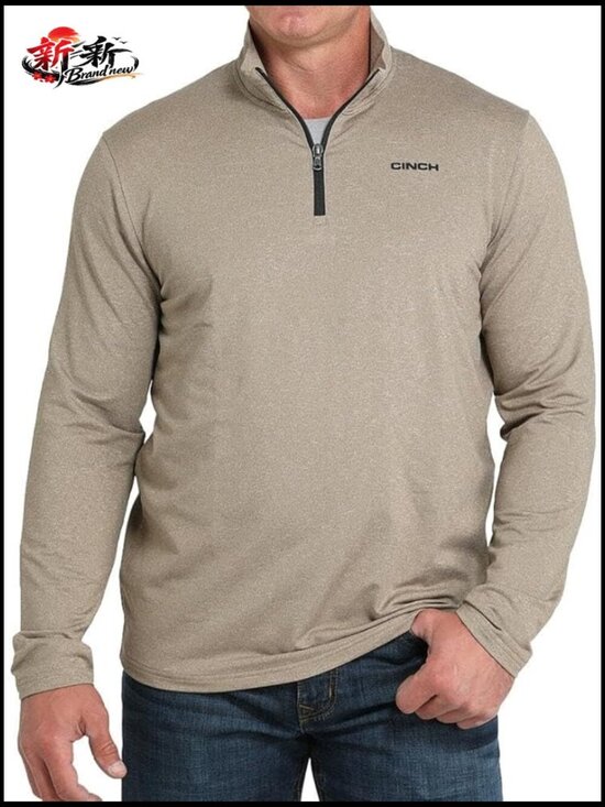Other - Men's 1/4 Zip Pullover Sweater Cotton Regular Fit Crew Neck